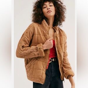 Free People Dolman Quilted Jacket